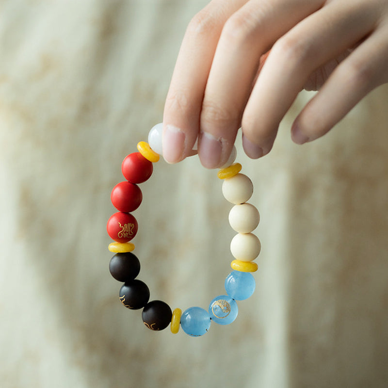 Five-Way Fortune Bead Bracelet