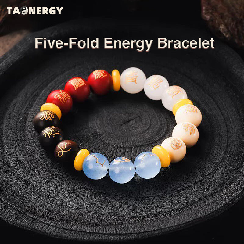 Five-Way Fortune Bead Bracelet