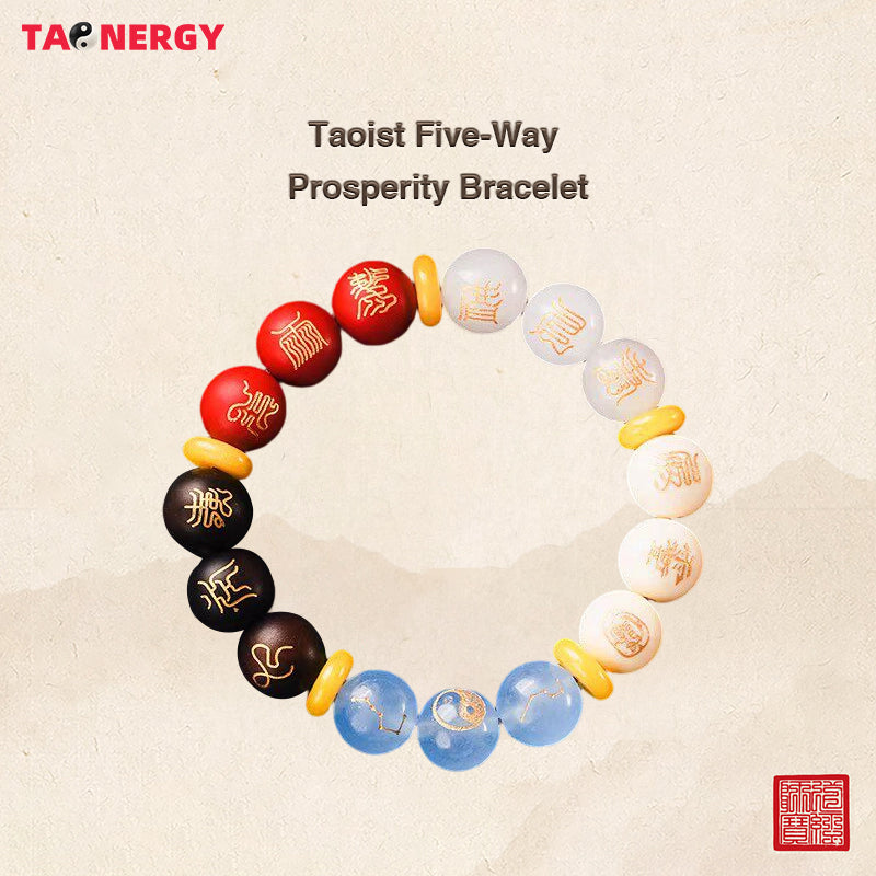 Five-Way Fortune Bead Bracelet