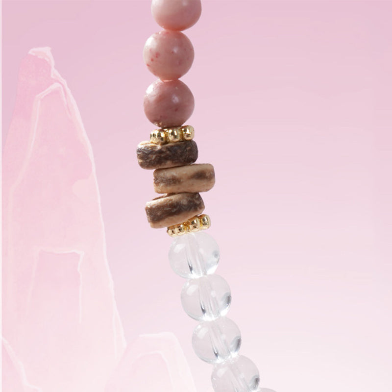 Fortune-Turning Peach Blossom Pixiu Bracelet