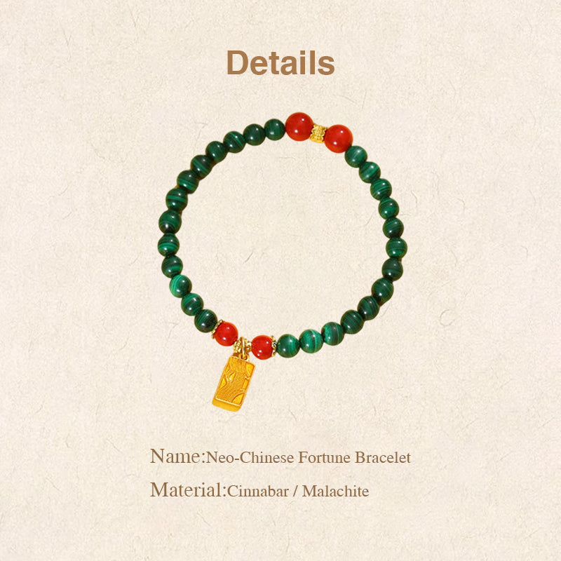 Malachite Lotus Women's Bracelet