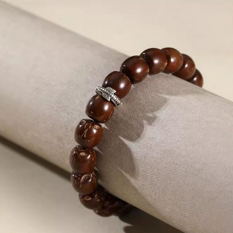 Purple Gold Palm Seed Bracelet