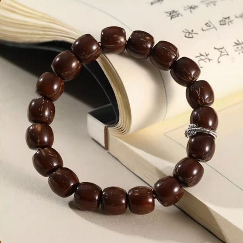 Purple Gold Palm Seed Bracelet