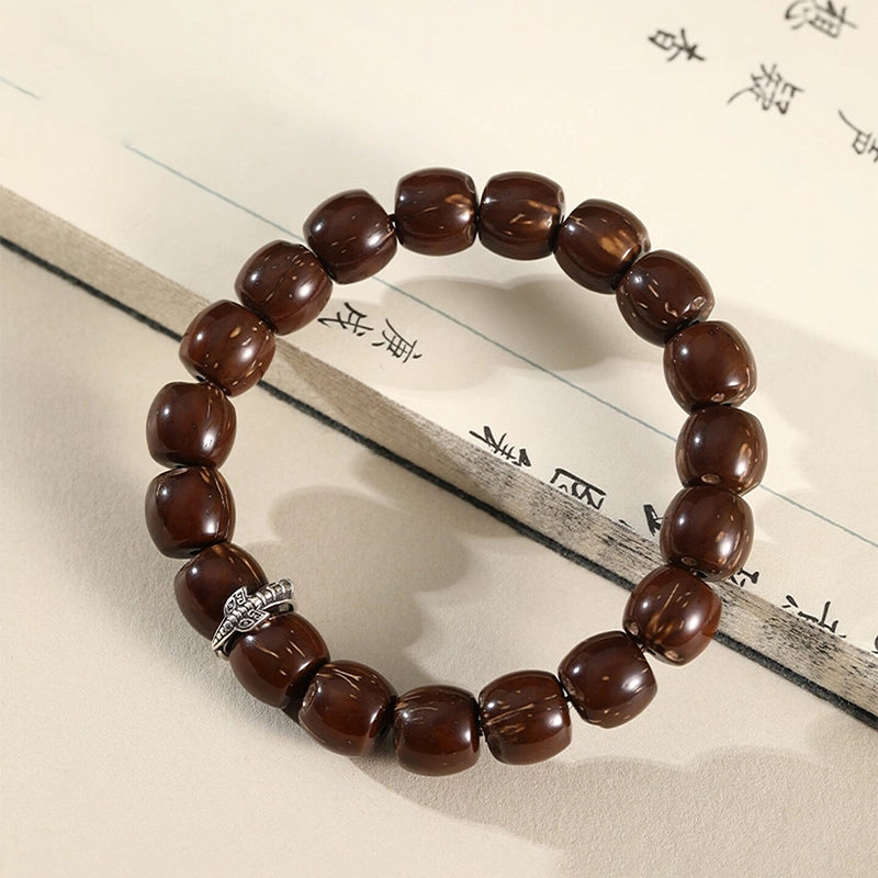 Purple Gold Palm Seed Bracelet