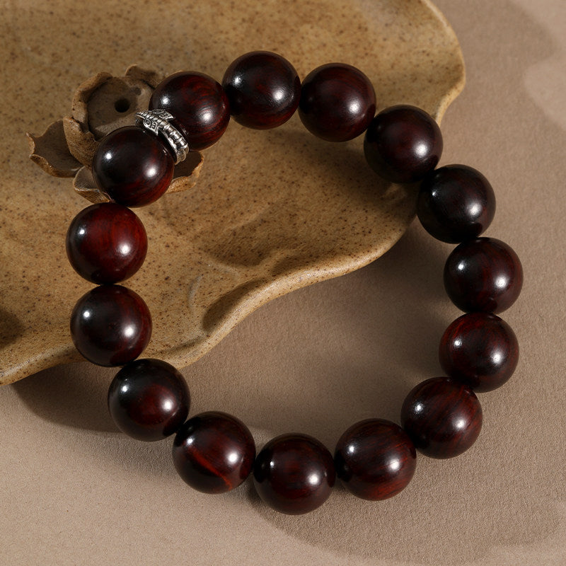 Small-Leaf Red Sandalwood Serenity Bracelet