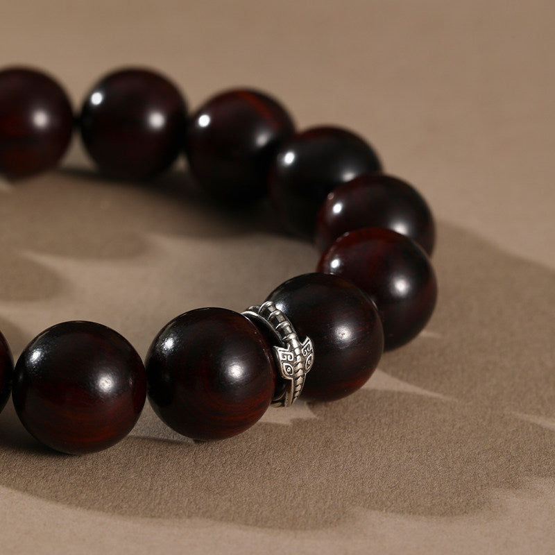 Small-Leaf Red Sandalwood Serenity Bracelet