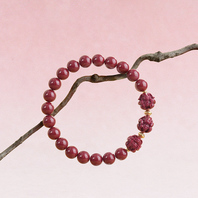 Triple Harmony Universe Cinnabar Bracelet