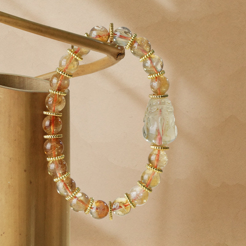 Five Emperors Pixiu Crystal Bracelet