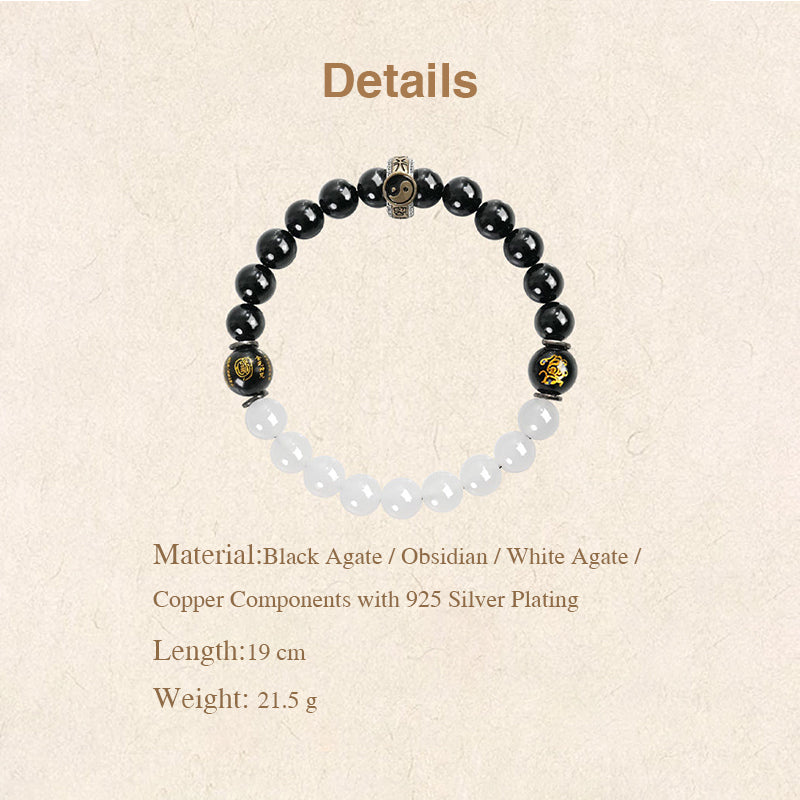 Yin-Yang Taiji Bracelet
