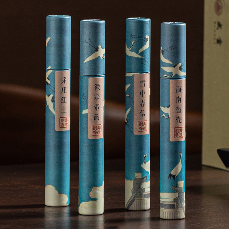 Huizong Auspicious Crane Incense Gift Set