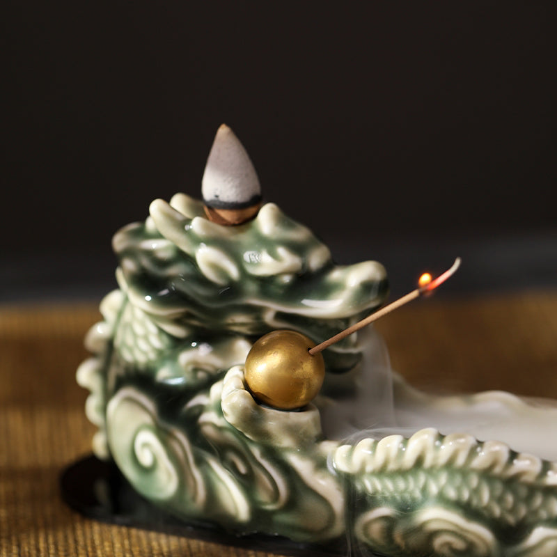 Dragon Head Incense Backflow Set