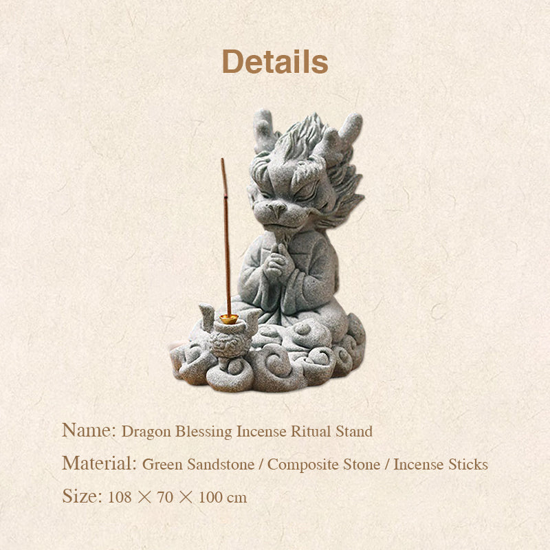 Dragon Blessing Incense Ritual Stand